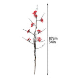 3pcs Artificial Flowers DIY Decoration False Flowers - Close-Up Angle