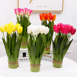 12 Head Tianshan Potting Room Fake Flower Simulation Table Flower Decoration Flowers Floral Arrangement Flowers