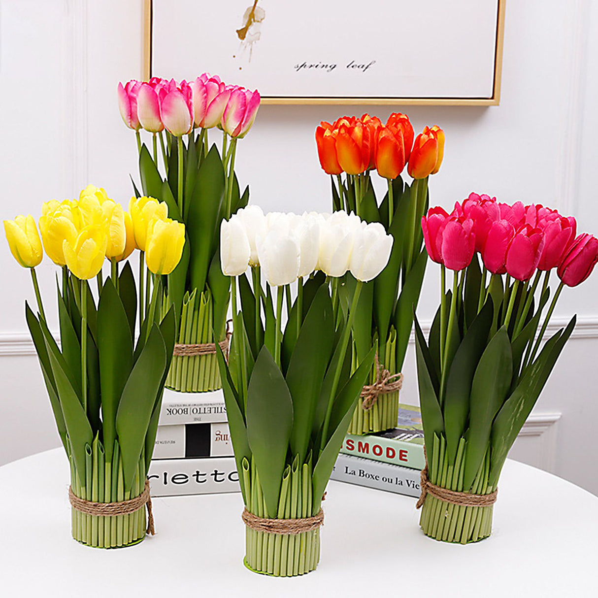 12 Head Tianshan Potting Room Fake Flower Simulation Table Flower Decoration Flowers Floral Arrangement Flowers