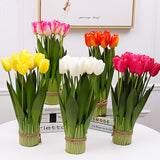 12 Head Tianshan Potting Room Fake Flower Simulation Table Flower Decoration Flowers Floral Arrangement Flowers - Low Angle
