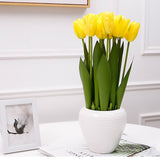 12 Head Tianshan Potting Room Fake Flower Simulation Table Flower Decoration Flowers Floral Arrangement Flowers - Extra Image