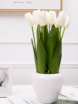 12 Head Tianshan Potting Room Fake Flower Simulation Table Flower Decoration Flowers Floral Arrangement Flowers
