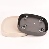 Mobile Flower Pot Tray Durable Wheels Plant Tray Planter Tray with Wheels - Top-Down View