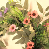 Simulation Flower Wreath Eucalyptus Daisy Wreath Wedding Home Decoration