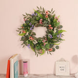 Simulation Flower Wreath Eucalyptus Daisy Wreath Wedding Home Decoration