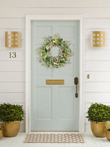 Simulation Flower Wreath Eucalyptus Daisy Wreath Wedding Home Decoration