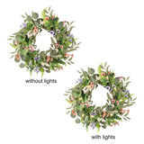 Simulation Flower Wreath Eucalyptus Daisy Wreath Wedding Home Decoration