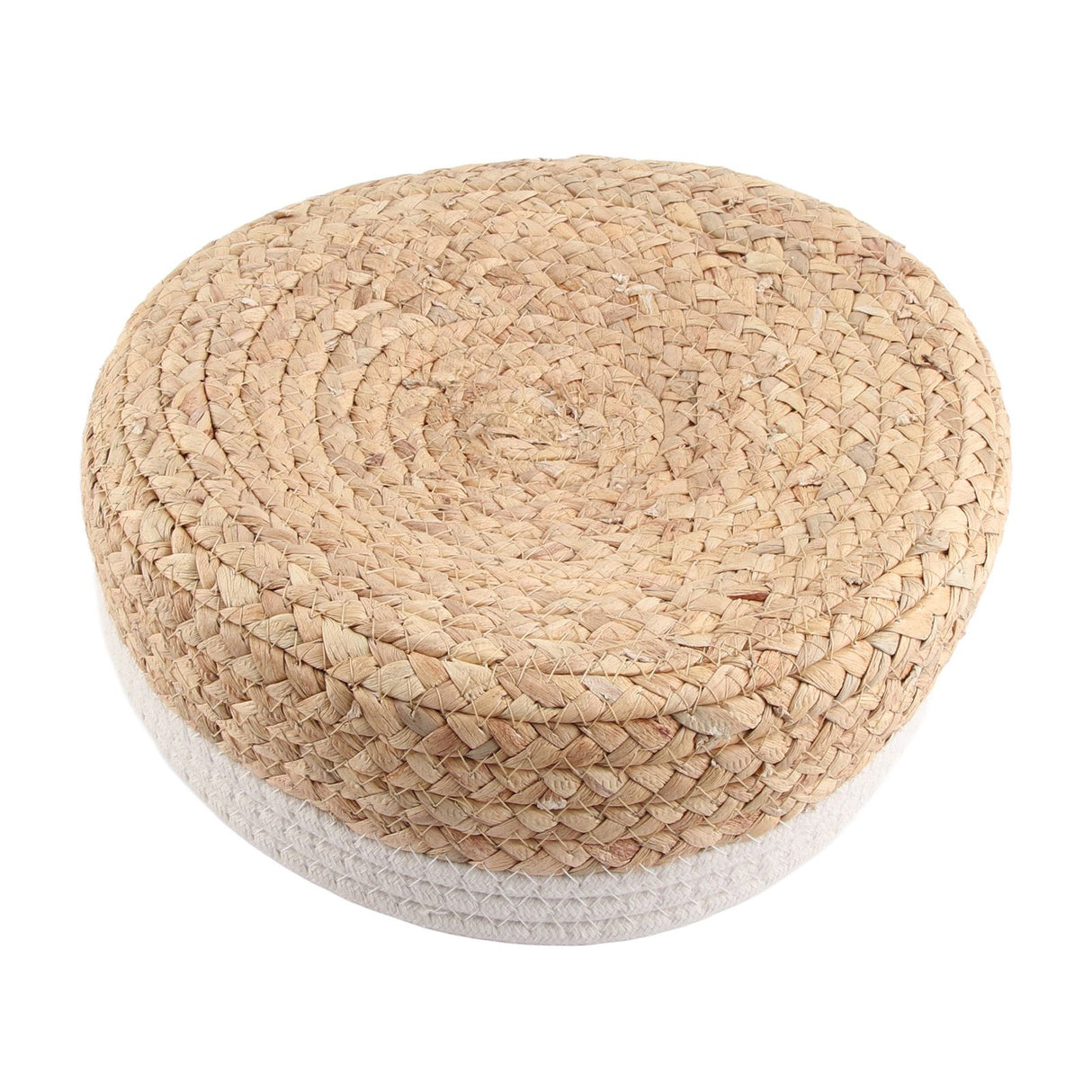 Woven Storage Basket Cloth Lining Rectangular Decorative Organizer Bins for Clothes Toy