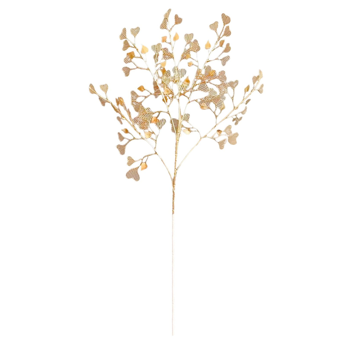 Gold Heart Shaped Artificial Plastic Grass
