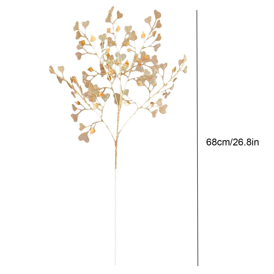 Gold Heart Shaped Artificial Plastic Grass