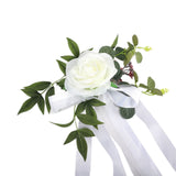 Mori Department Chair Back Flower Banquet Wedding Celebration Chair Decoration - 45-Degree Angle