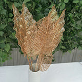 Golden Tropical Plant Leaves Artificial Tropical Leaves for Indoor Decoration - 45-Degree Angle