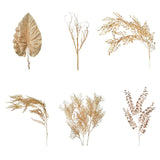 Golden Tropical Plant Leaves Artificial Tropical Leaves for Indoor Decoration
