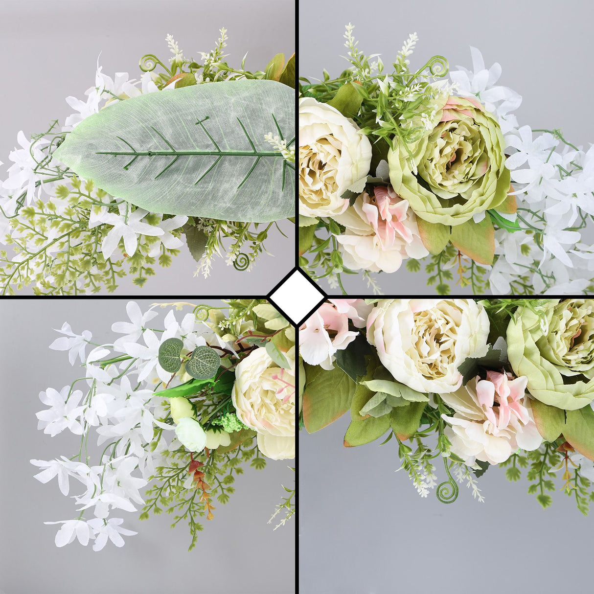 Spring Garland Door Decoration Room Pendant Flowers Lintel Flower Mirror Front Flower Chair Back Flower Wedding Arch Flower Peony