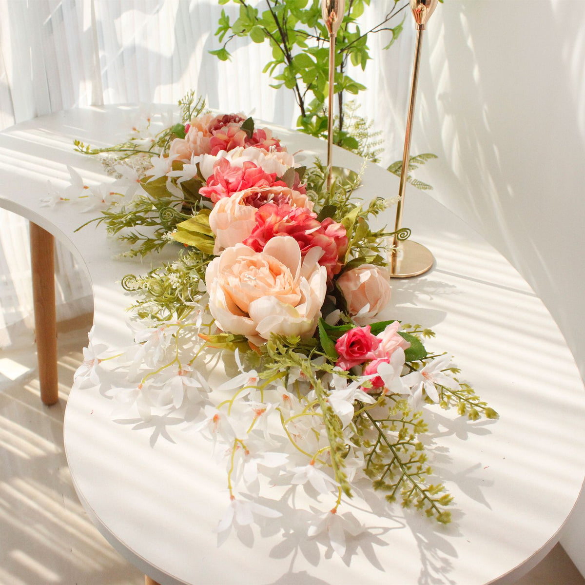Spring Garland Door Decoration Room Pendant Flowers Lintel Flower Mirror Front Flower Chair Back Flower Wedding Arch Flower Peony