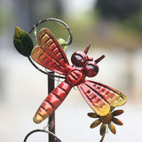 Solar Iron Lawn Lamp Waterproof Garden Stake Light Patio Decoration Landscape Light - Side View