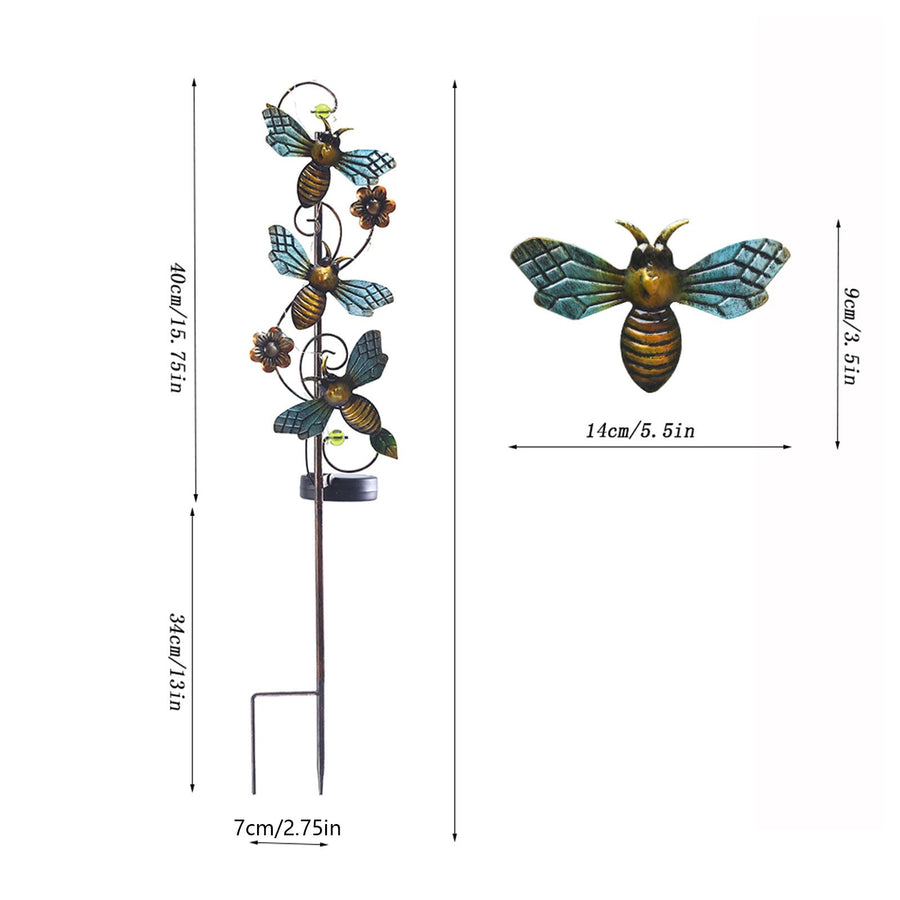 Solar Iron Lawn Lamp Waterproof Garden Stake Light Patio Decoration Landscape Light, image 13