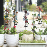Solar Iron Lawn Lamp Waterproof Garden Stake Light Patio Decoration Landscape Light - Extra Image