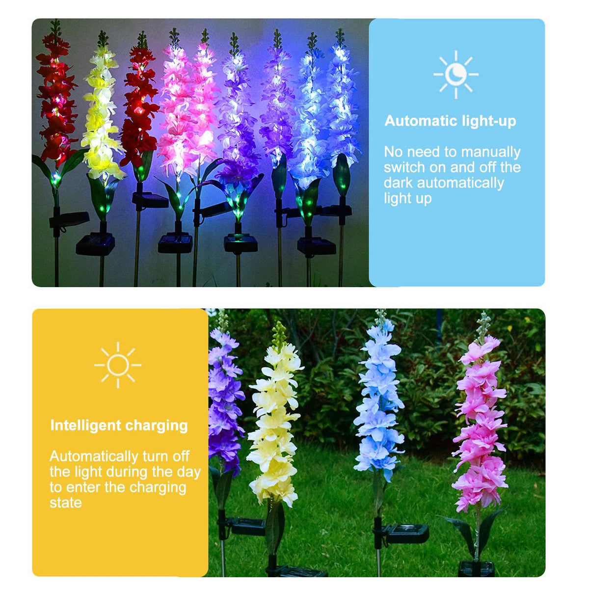 Innovative Lawn Lamp Solar Powered LED Decorative Light for Outdoor Garden Backyard Parks Pathway