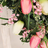 Simulation Wreath Door Hanging Wreath Artificial Decorative Wreath for Home Decoration - Close-Up Angle
