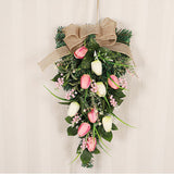 Simulation Wreath Door Hanging Wreath Artificial Decorative Wreath for Home Decoration - Extra Image