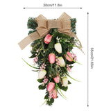 Simulation Wreath Door Hanging Wreath Artificial Decorative Wreath for Home Decoration - Extra Image