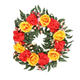 Halloween Garland Artificial Garland Window Door Hanging Wreath for Halloween Decor