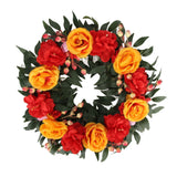 Halloween Garland Artificial Garland Window Door Hanging Wreath for Halloween Decor