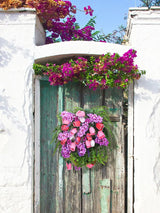 Artificial Flower Wreath Wreath with Lilacs Hyacinths Hydrangeas Spring Summer Floral Greenery Wreath E Small