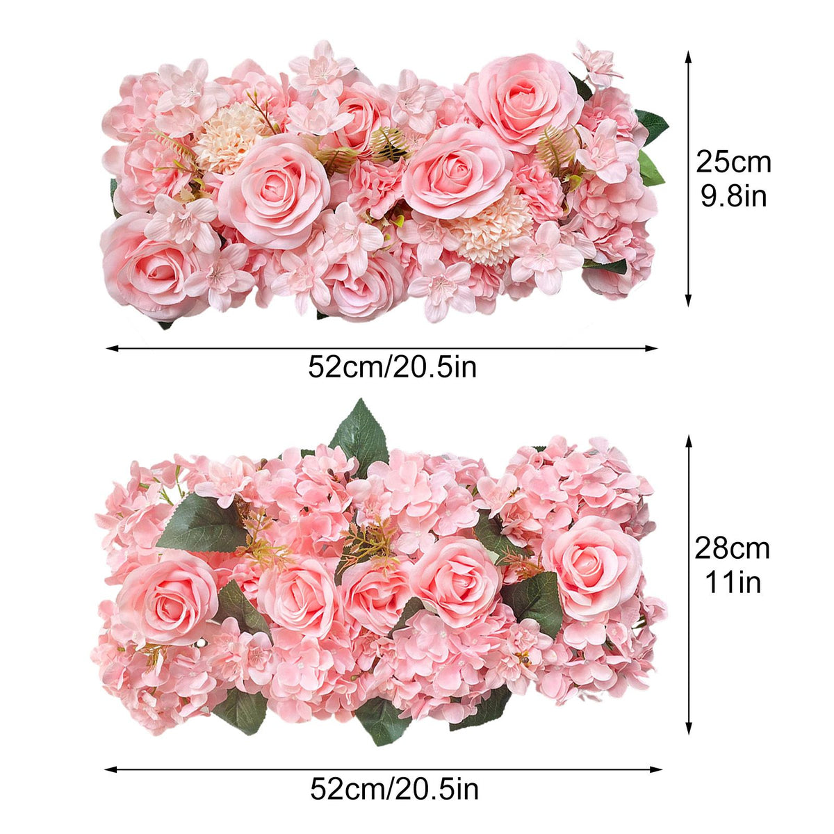 Wedding Dining Table Flower Centerpiece Floral Wedding Centerpieces for Tables Runner Artificial Flowers Arrangements