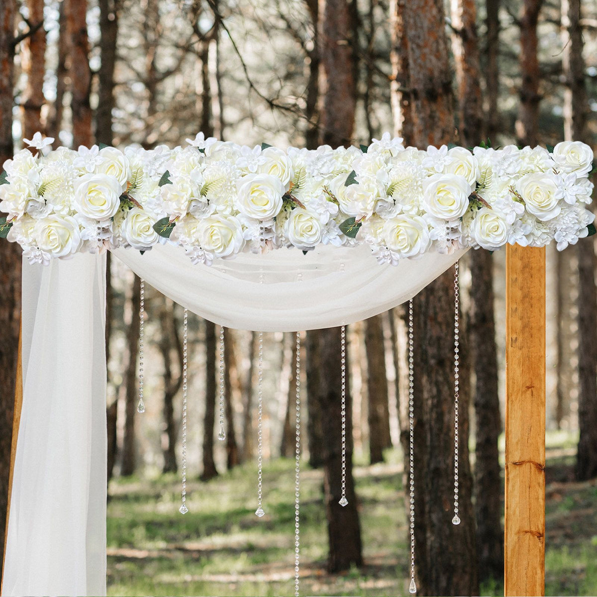 Wedding Dining Table Flower Centerpiece Floral Wedding Centerpieces for Tables Runner Artificial Flowers Arrangements