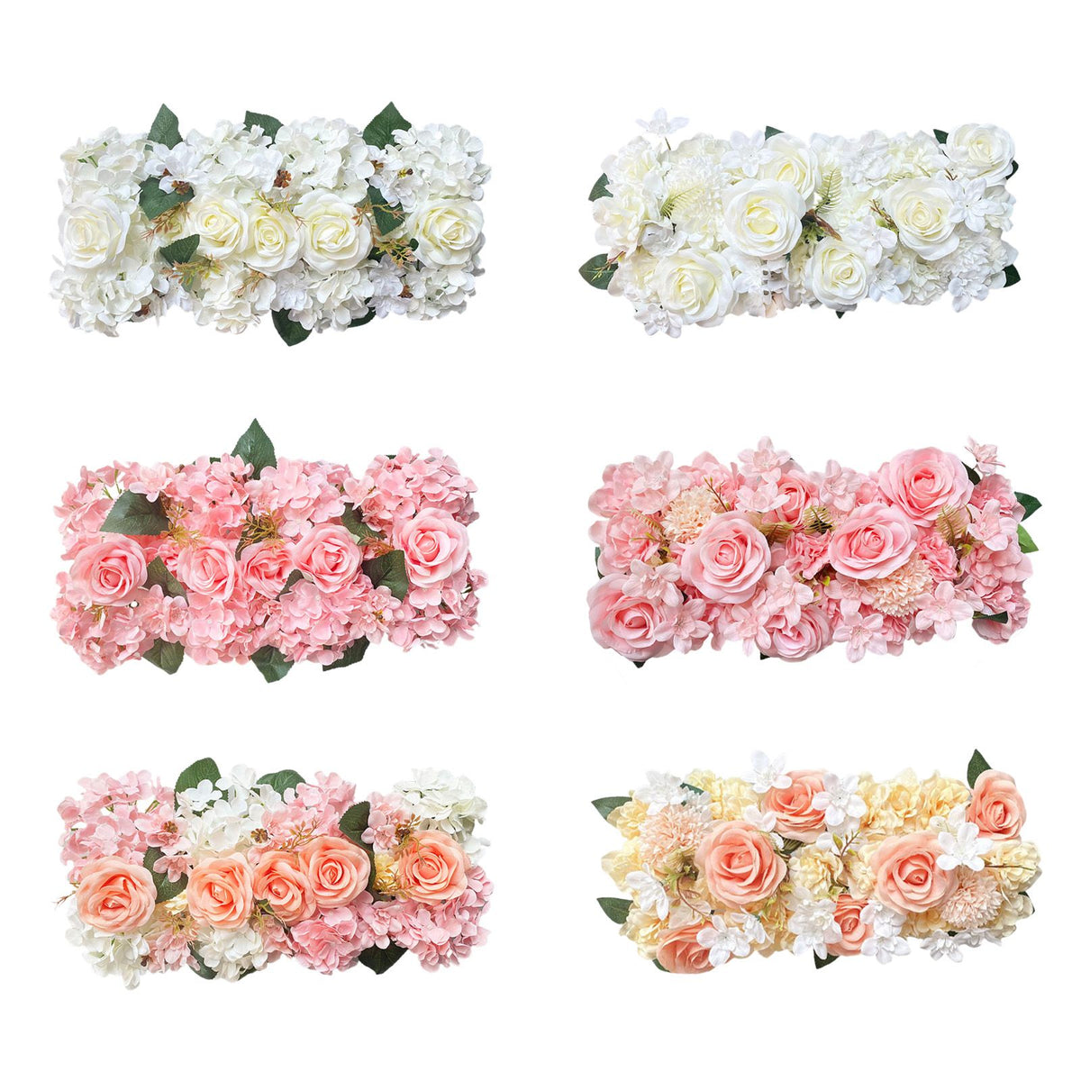 Wedding Dining Table Flower Centerpiece Floral Wedding Centerpieces for Tables Runner Artificial Flowers Arrangements