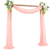 Wedding Arch Drapery Wedding Decoration Arrangement Drapery Arch Background Drapery - Top-Down View