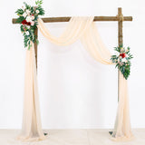 Wedding Arch Drapery Wedding Decoration Arrangement Drapery Arch Background Drapery - Low Angle