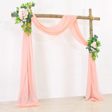 Wedding Arch Drapery Wedding Decoration Arrangement Drapery Arch Background Drapery - Extra Image