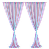 Wedding Arch Draping Fabric Background Decorative Wedding Curtain Wedding Party Props - Front View