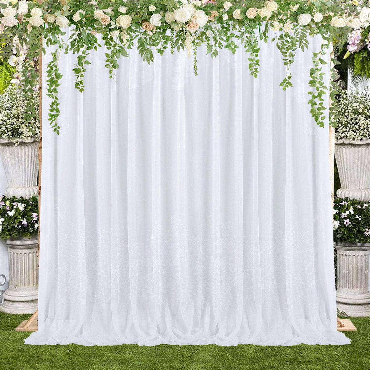 Wedding Arch Draping Fabric Background Decorative Wedding Curtain Wedding Party Props