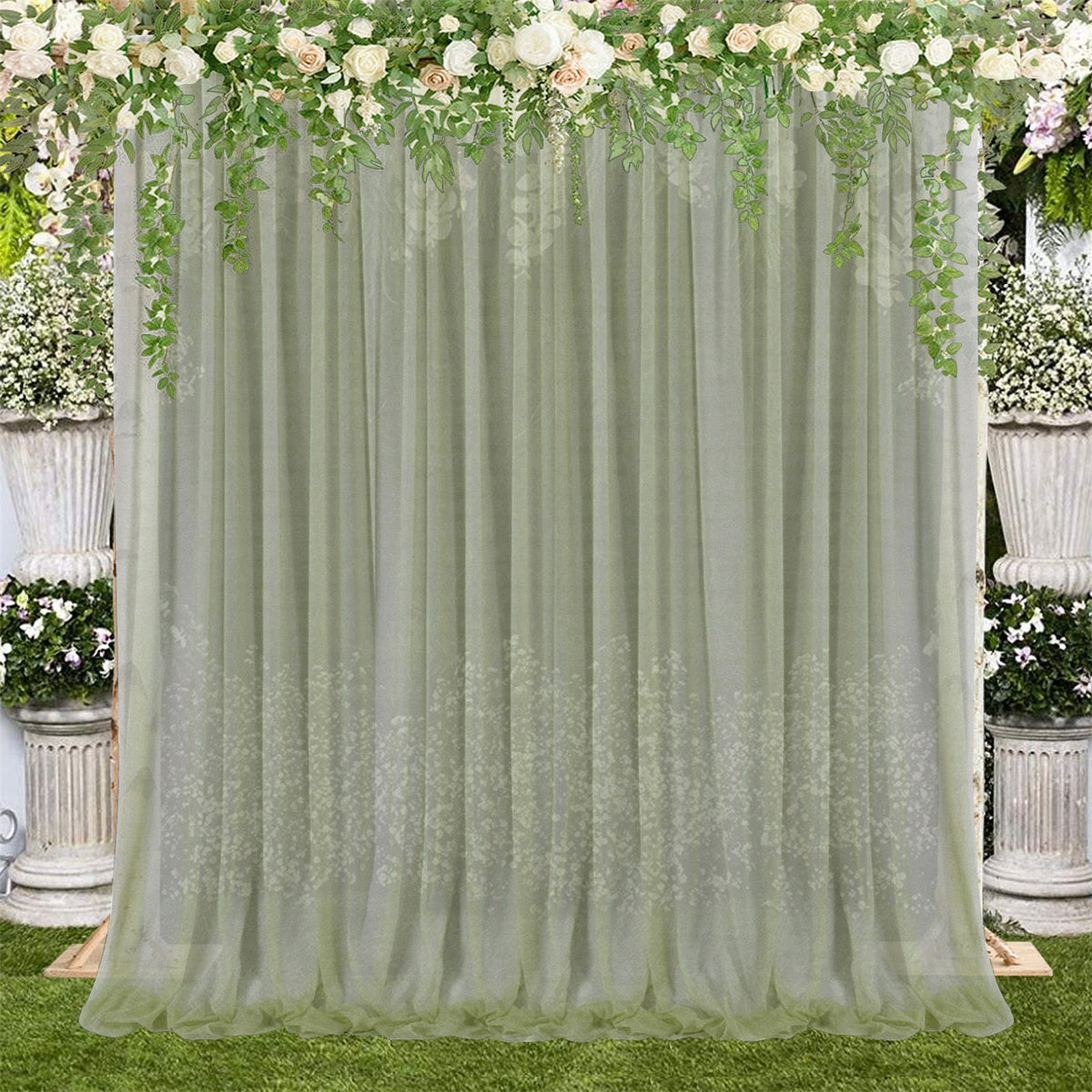 1 Pcs Wedding Party Props Veil Background Decoration Background Cloth