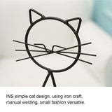 Simple Cat Iron Flower Ware Hydroponic Flower Arrangement Vase