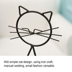 Simple Cat Iron Flower Ware Hydroponic Flower Arrangement Vase
