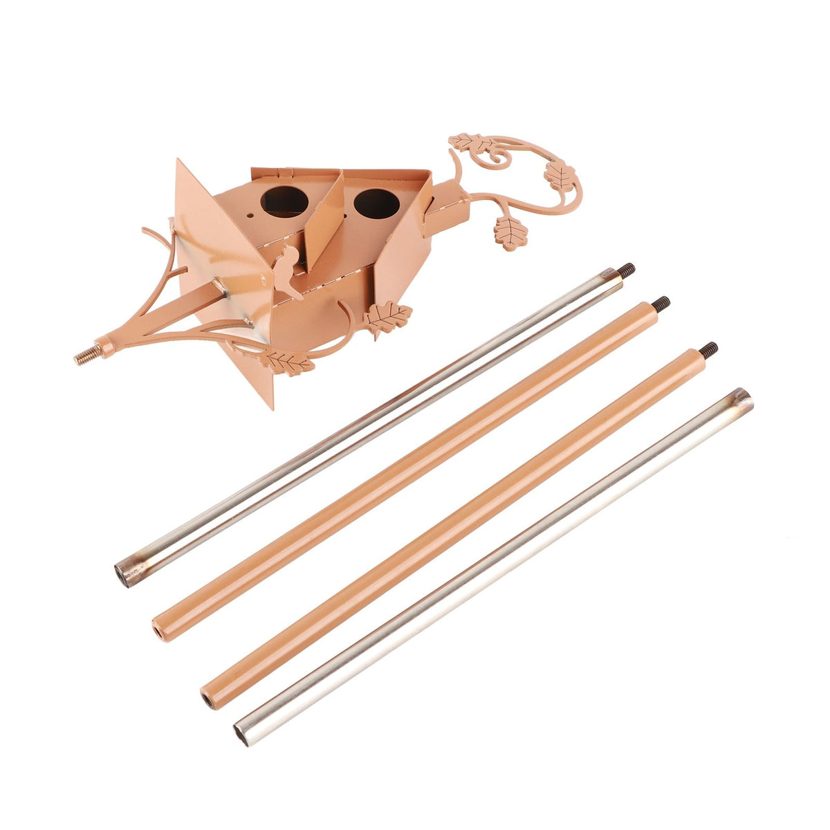 Birdhouse Garden Stakes Abstract And Traditional Style Birdhouse Garden Stakes