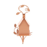 Birdhouse Garden Stakes Abstract And Traditional Style Birdhouse Garden Stakes - Top-Down View