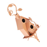 Birdhouse Garden Stakes Abstract And Traditional Style Birdhouse Garden Stakes