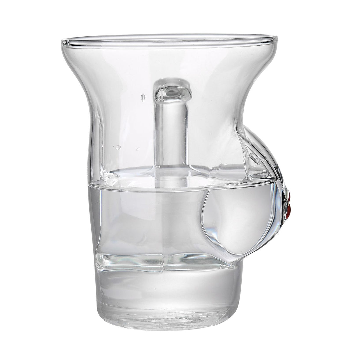 Glass Coffee Mug 480ml Large Capacity Glass Household Milk Juice Breakfast Cup with Handle
