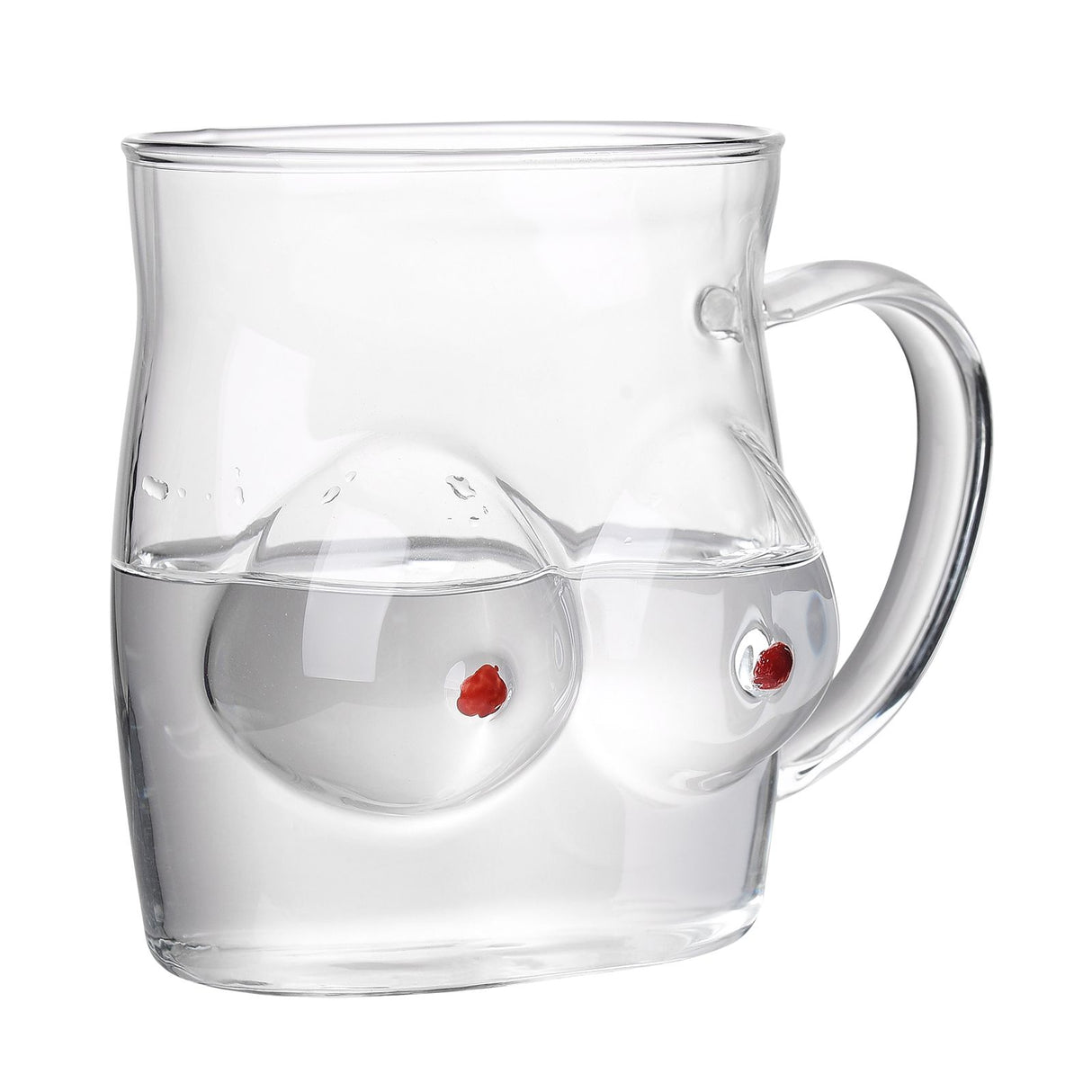 Glass Coffee Mug 480ml Large Capacity Glass Household Milk Juice Breakfast Cup with Handle