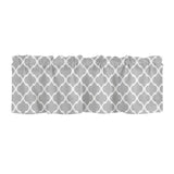 Window Top Curtain Fashion Printing Light Blocking Valance Short Curtain for Home Use 137x45cm