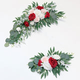 Wedding Arch Flower Gate For Outdoor Wedding - Close-Up Angle