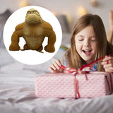 Realistic Soft Latex Gorilla Doll Toys Cute Gorilla Latex Toy Cartoon Toy for Birthday - 45-Degree Angle