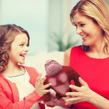 Realistic Soft Latex Gorilla Doll Toys Cute Gorilla Latex Toy Cartoon Toy for Birthday - Low Angle