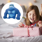 Realistic Soft Latex Gorilla Doll Toys Cute Gorilla Latex Toy Cartoon Toy for Birthday - Extra Image